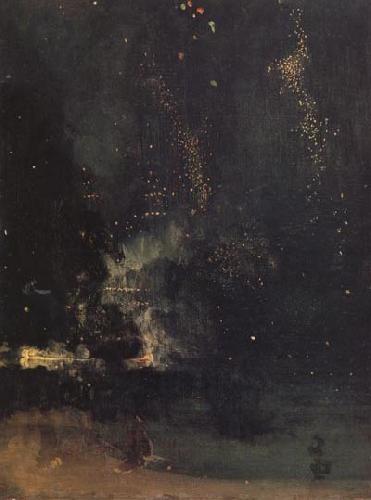 James Abbott McNeil Whistler Nocturne in Black and Gold:The Falling Rocket